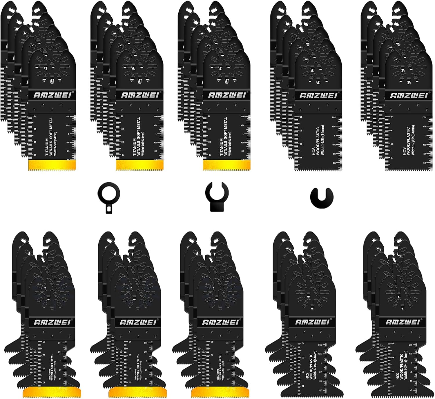 Detalle de 50PCS Titanium Multi Tool Blades 50-pack for multitool ðŸ›