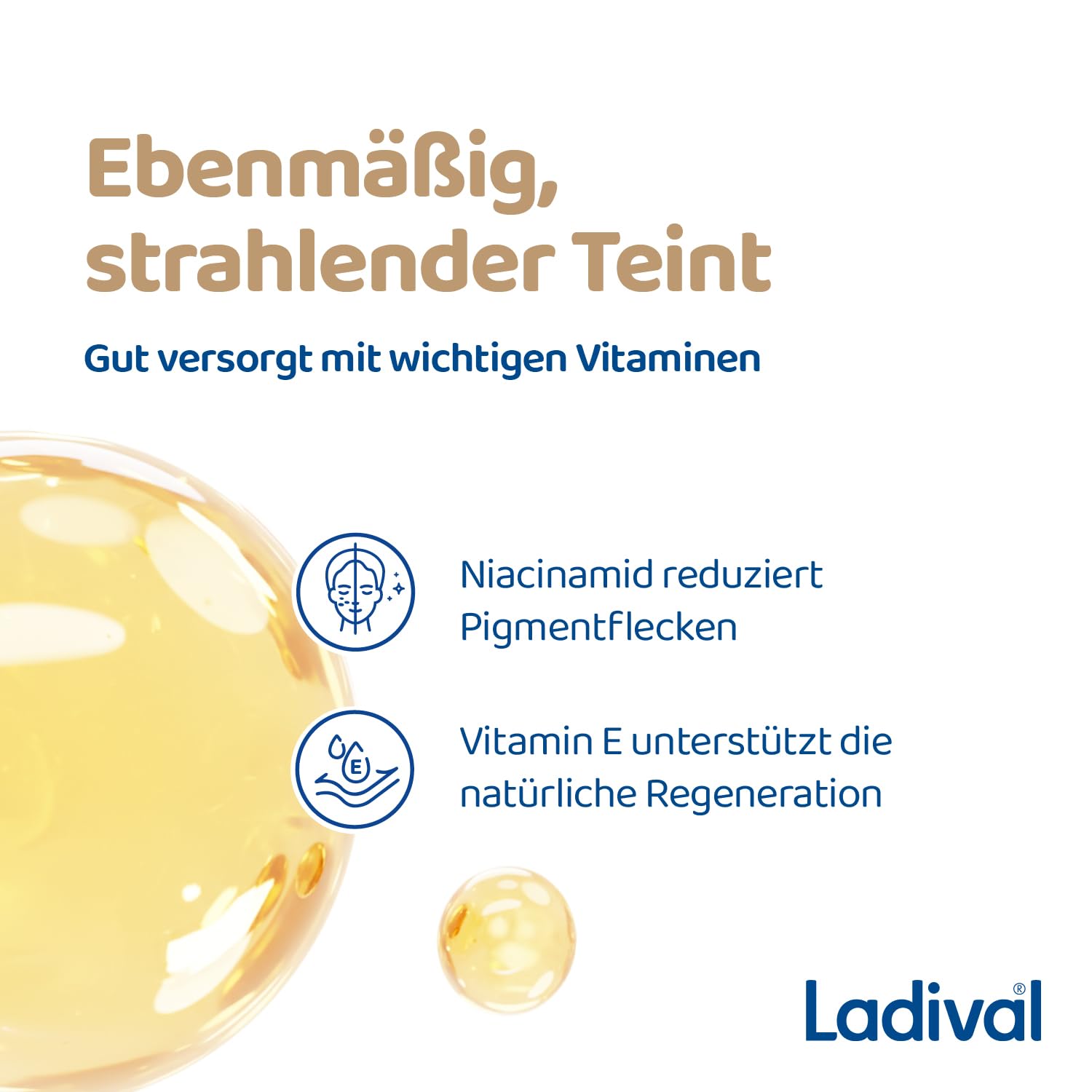 Detalle de LADIVAL Sonnenschutz Lotion LSF 50 für trockene Haut – wasserfeste Sonnencreme bei Neurodermitis-Neigung