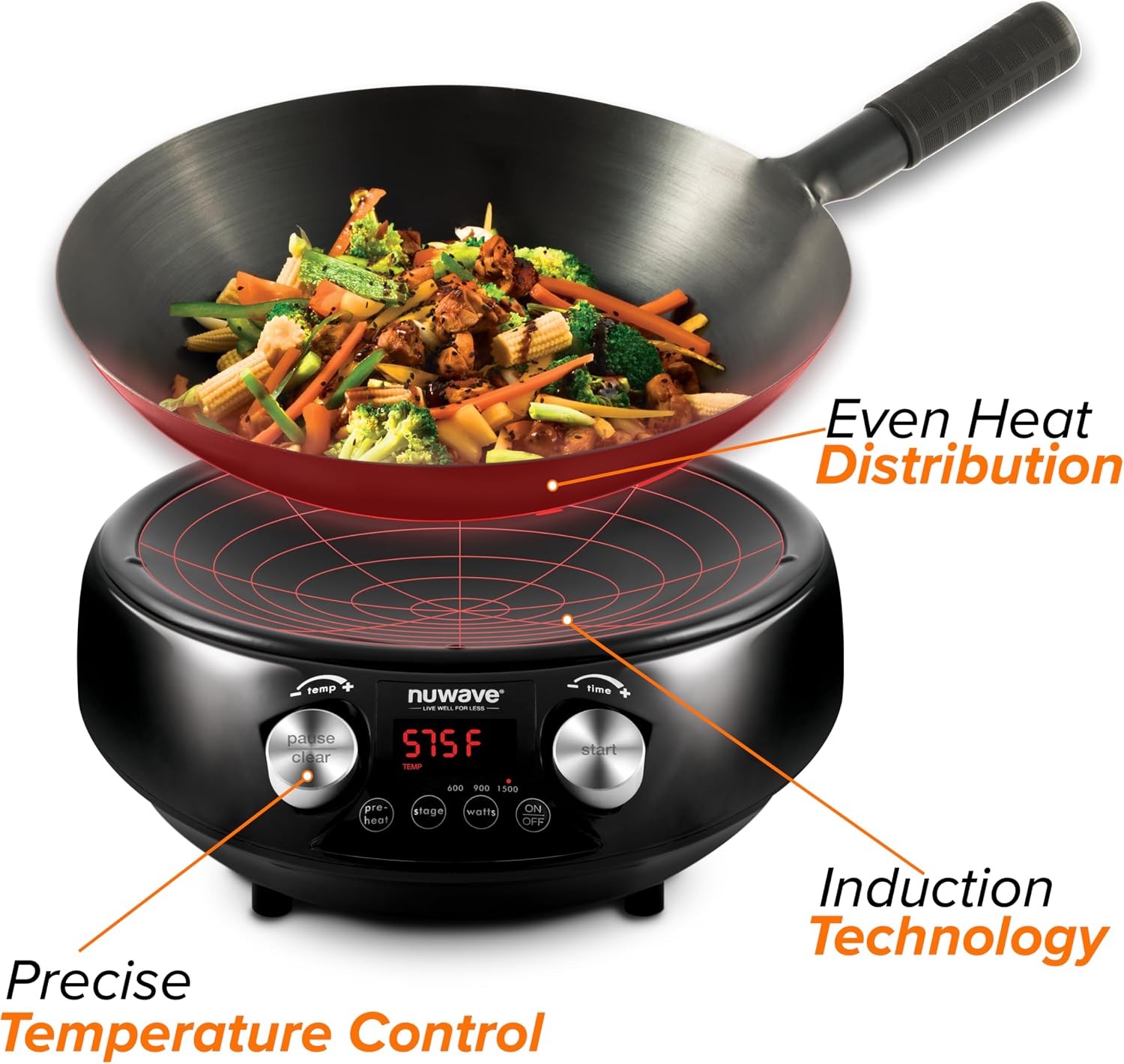 Detalle 2 de Nuwave Mosaic Induction Wok
