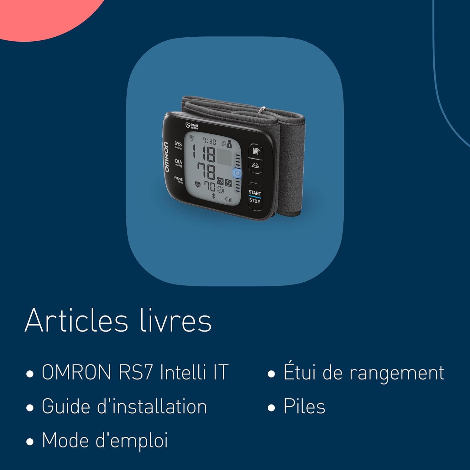 Thumbnail 6 de OMRON RS7 Intelli IT: tensiomètre poignet connecté et validé cliniquement