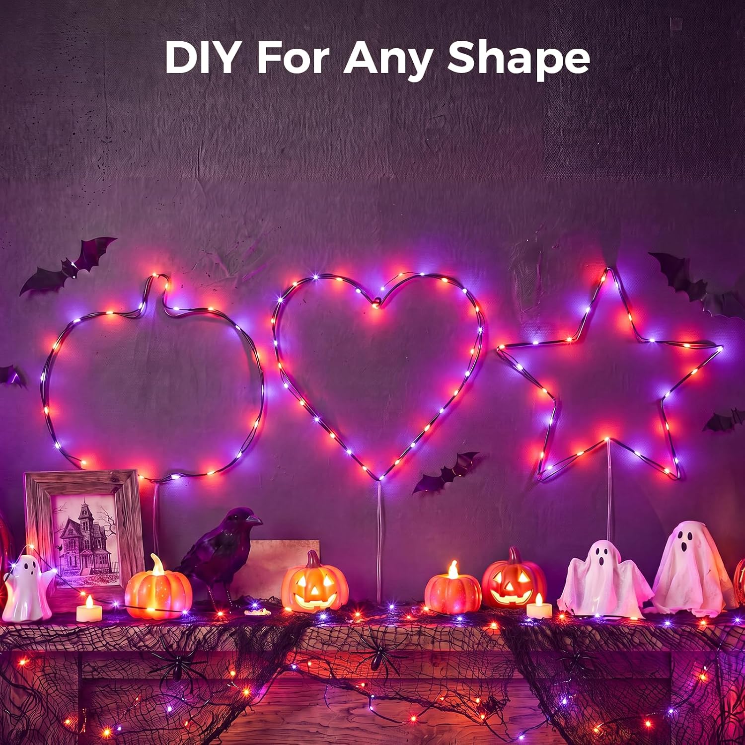 Detalle 1 de Brightown Halloween String Lights, 50 LEDs