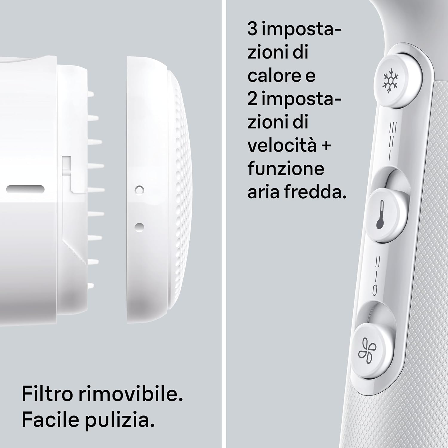 Detalle 2 de Braun HD2.21 asciugacapelli 2200W