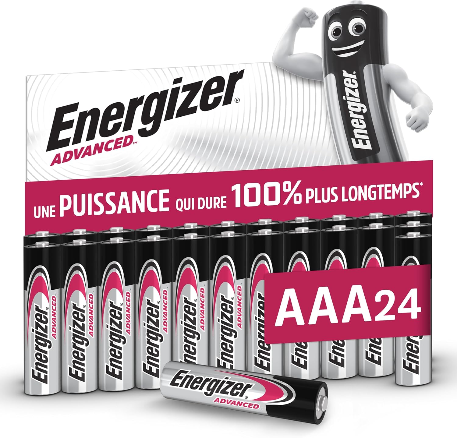 Detalle de Energizer E304271400 Advanced AAA-alkalinebatterijen, 24 stuks, 1,5 V