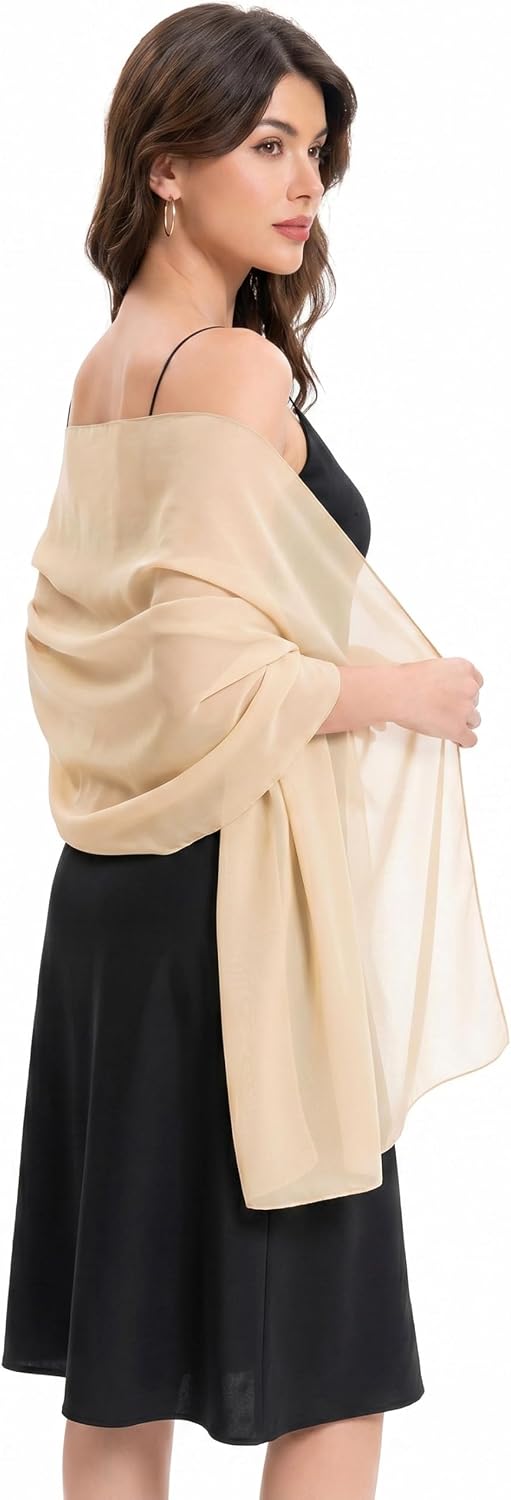 Detalle de Chiffon Shawl, 79-Inch Length