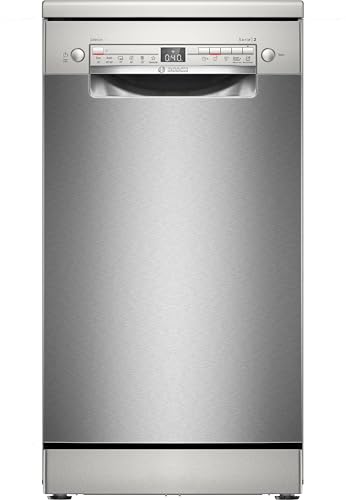 Detalle de Bosch SPS2HKI55E Série 2 – Lave-vaisselle encastrable, pose-libre, Séchage Extra et connectivité Home Connect