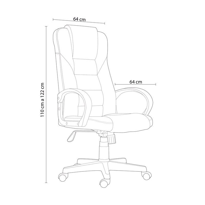 Thumbnail 1 de adec Lawyer Silla oficina 64 cm