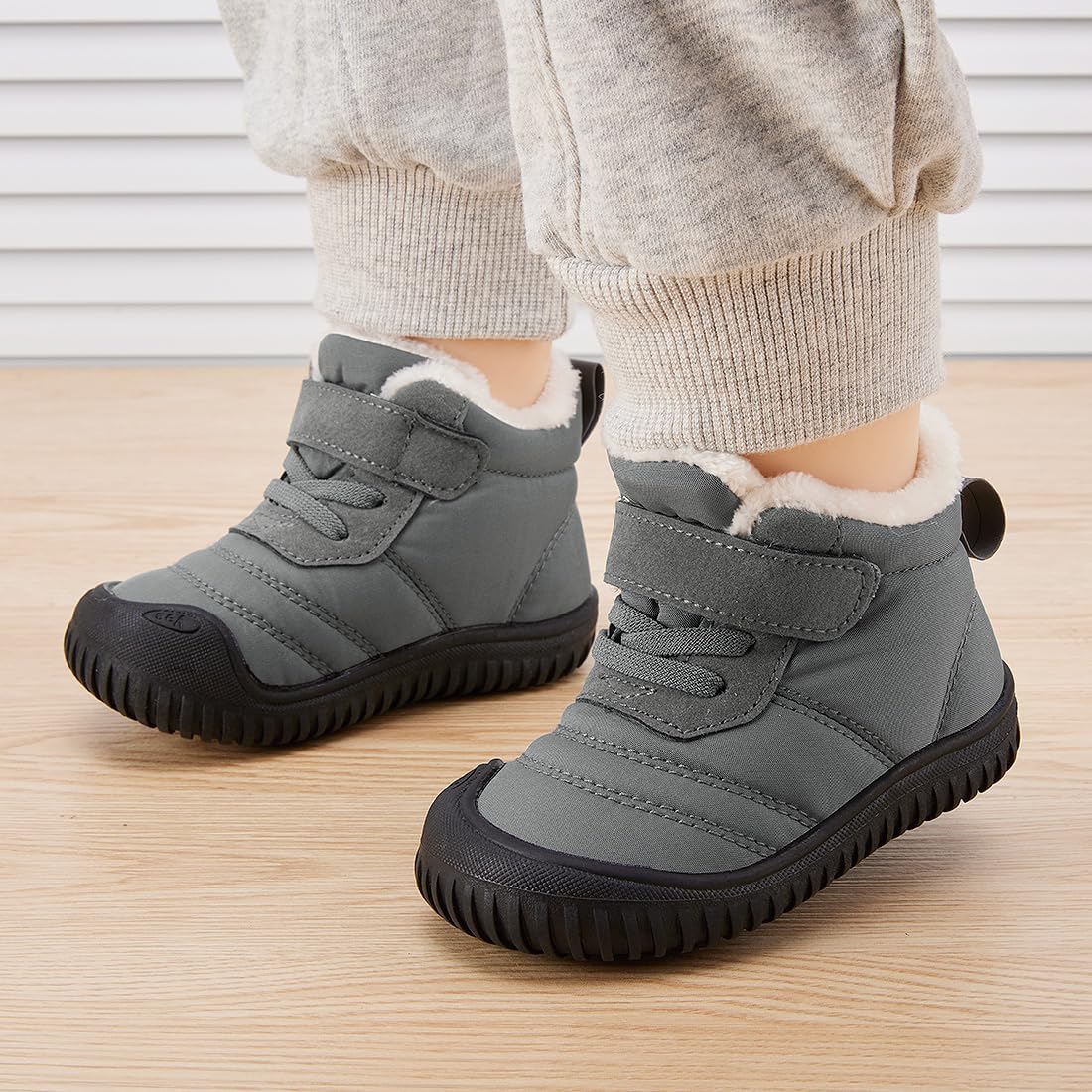 Detalle 2 de BMCiTYBM Toddler Snow Boots with Faux Fur Lining