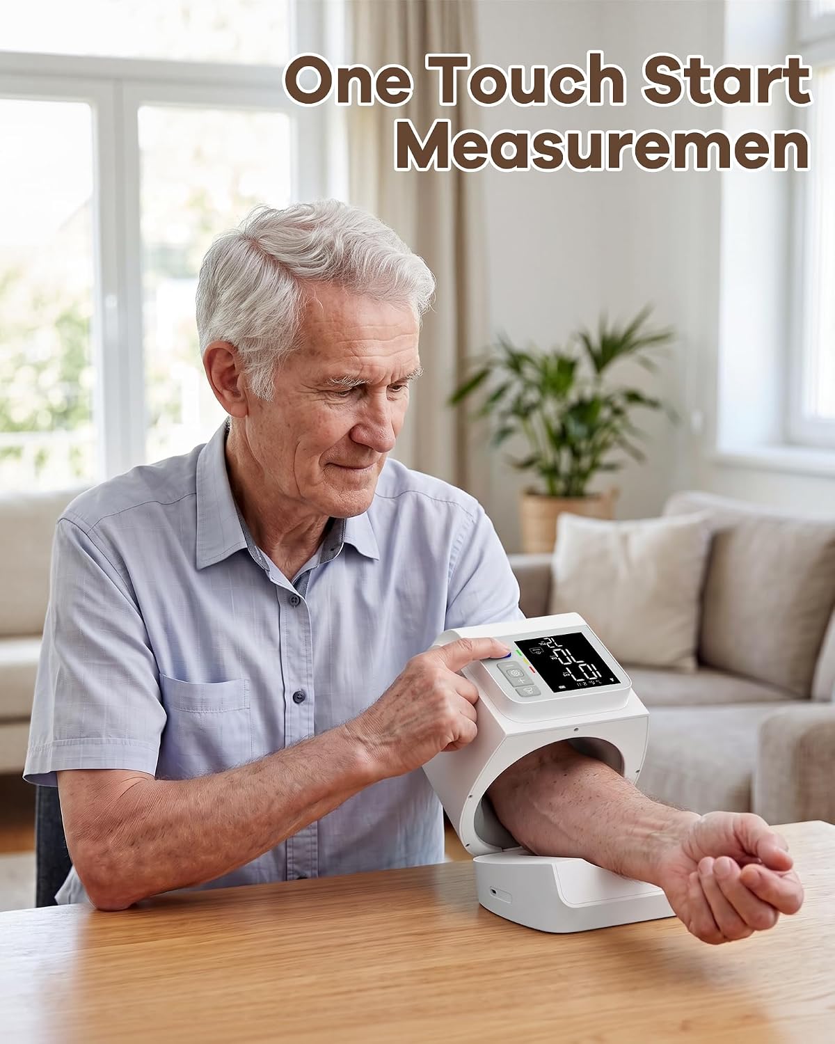 Detalle de Lentorgi Upper Arm Blood Pressure Monitor, 199-Reading Memory