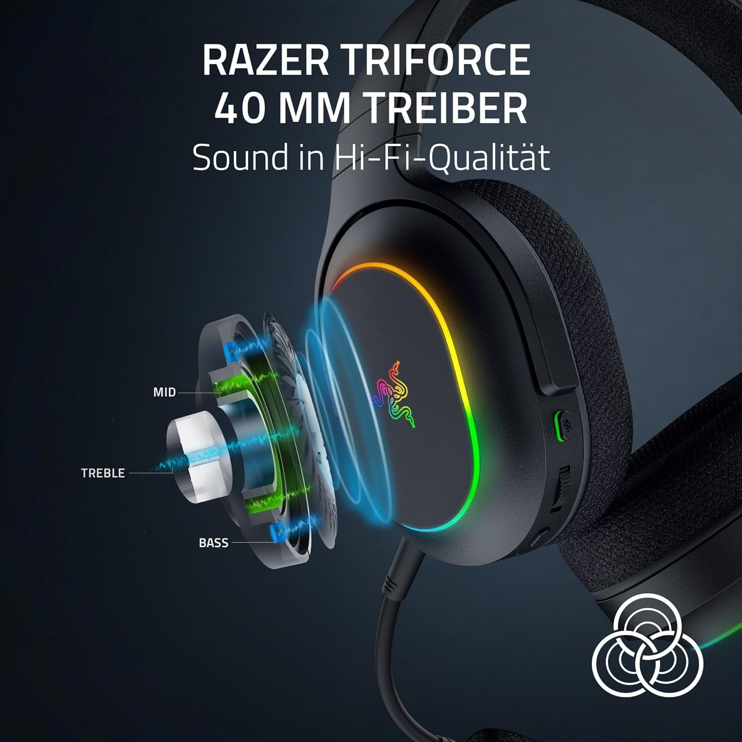Thumbnail 4 de Razer Barracuda X Chroma: kabelloses Multiplattform-Gaming-Headset mit 6-Zonen Chroma RGB und SmartSwitch