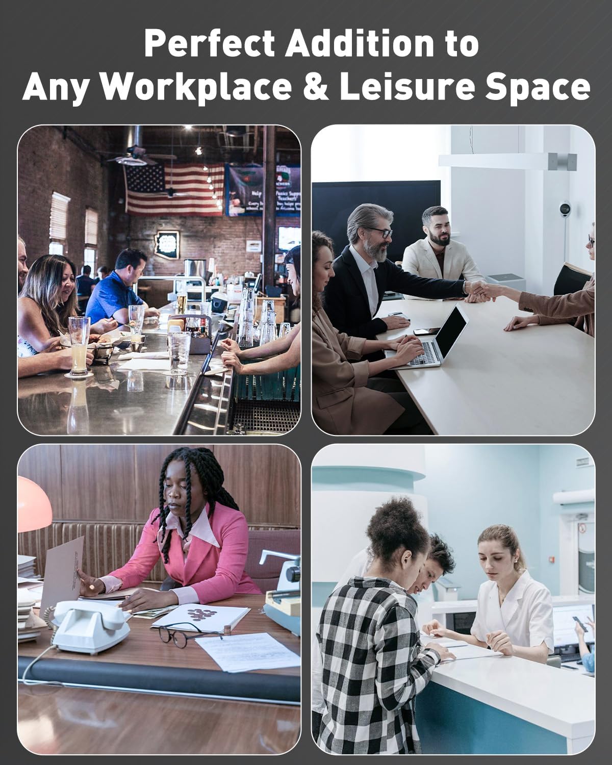 Thumbnail 6 de Uniclife lot de 2 porte-fiches en acrylique transparent (7,6 x 12,7 cm) pour cartes de visite