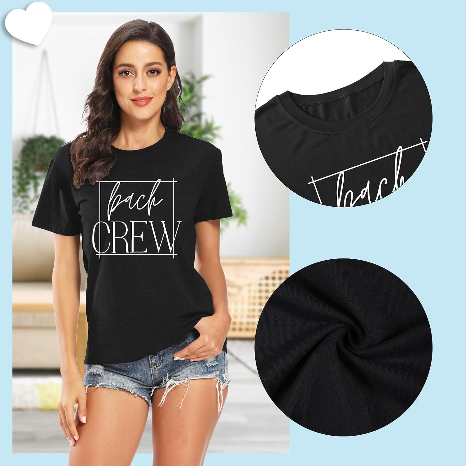 Thumbnail 4 de Bride Shirt for Women Engaged Crew Tee