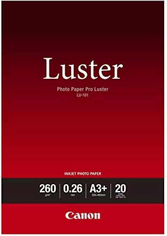 Thumbnail 2 de Canon LU-101 Papier Photo Lustré A3 (20 feuilles) – 260 g/m²
