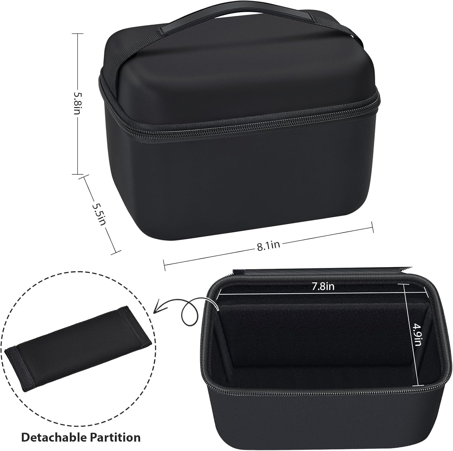 Detalle 2 de Einyoumily HY300PRO Mini Projector Case 4K