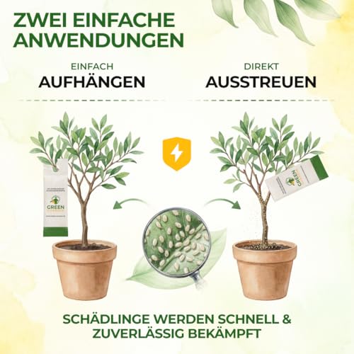 Detalle de GREEN GUARDIA Power Raubmilben gegen Thripse – 15x Tüten
