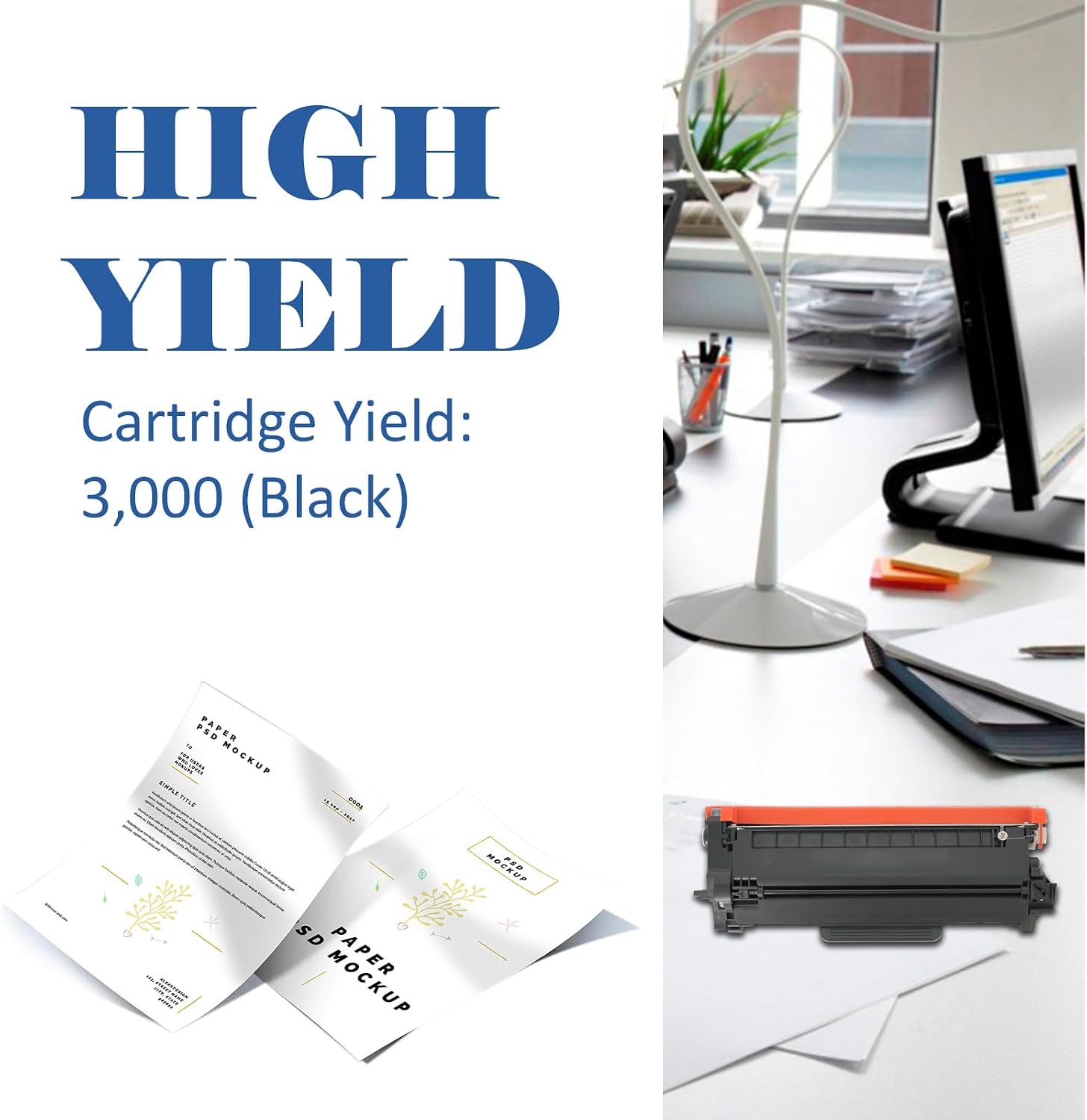 Thumbnail 2 de Toner H-Party TN760/TN730 Compatible Black Toner Cartridges, 2-Pack