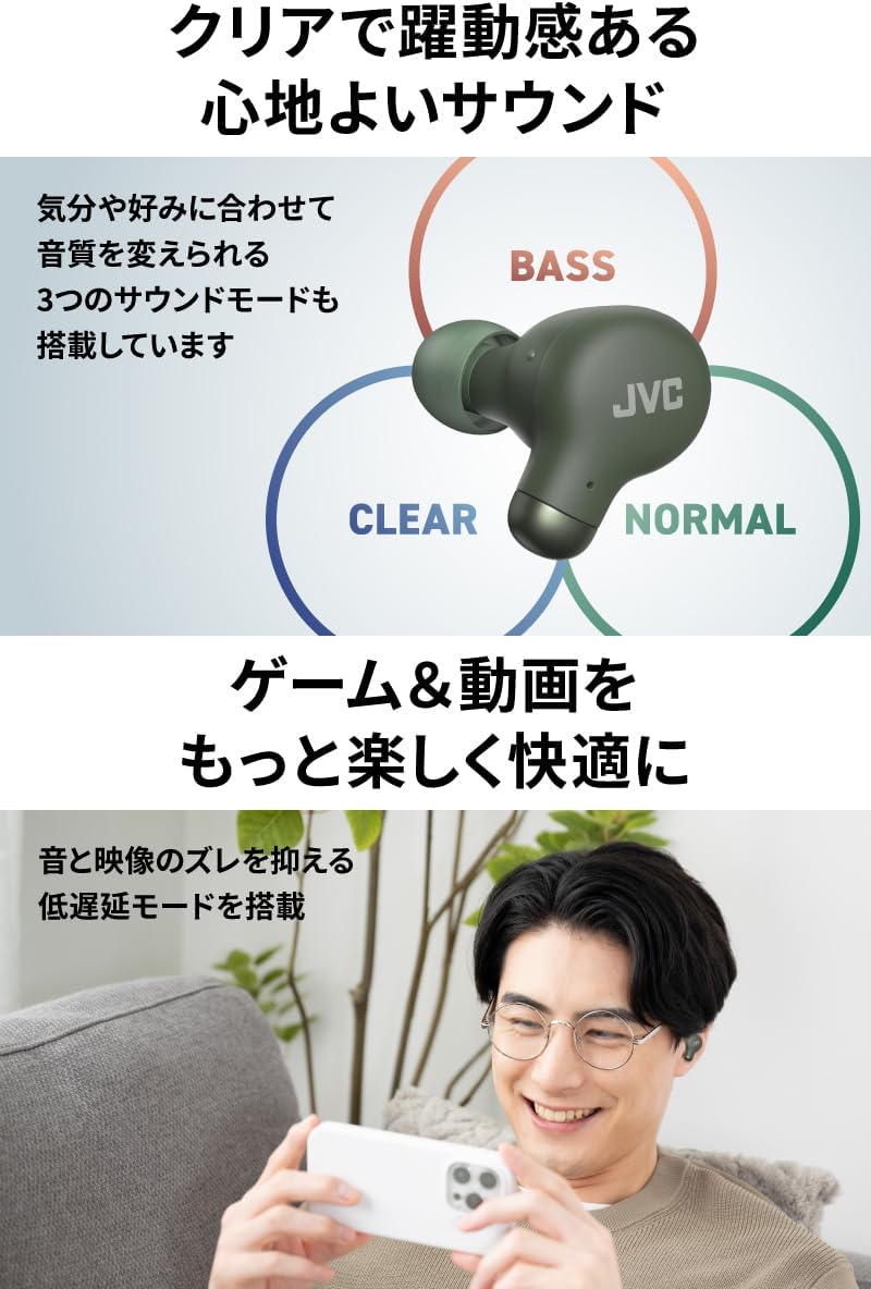 Thumbnail 3 de JVCケンウッド HA-Z251T-P 完全ワイヤレスイヤホン、ノイズキャンセリング・外音取り込み・ピンク