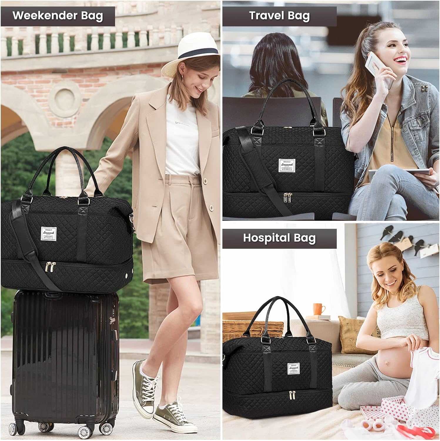 Thumbnail 5 de LOVEVOOK Bolsa de Viaje mujer 48 x 23 x 34,5 cm