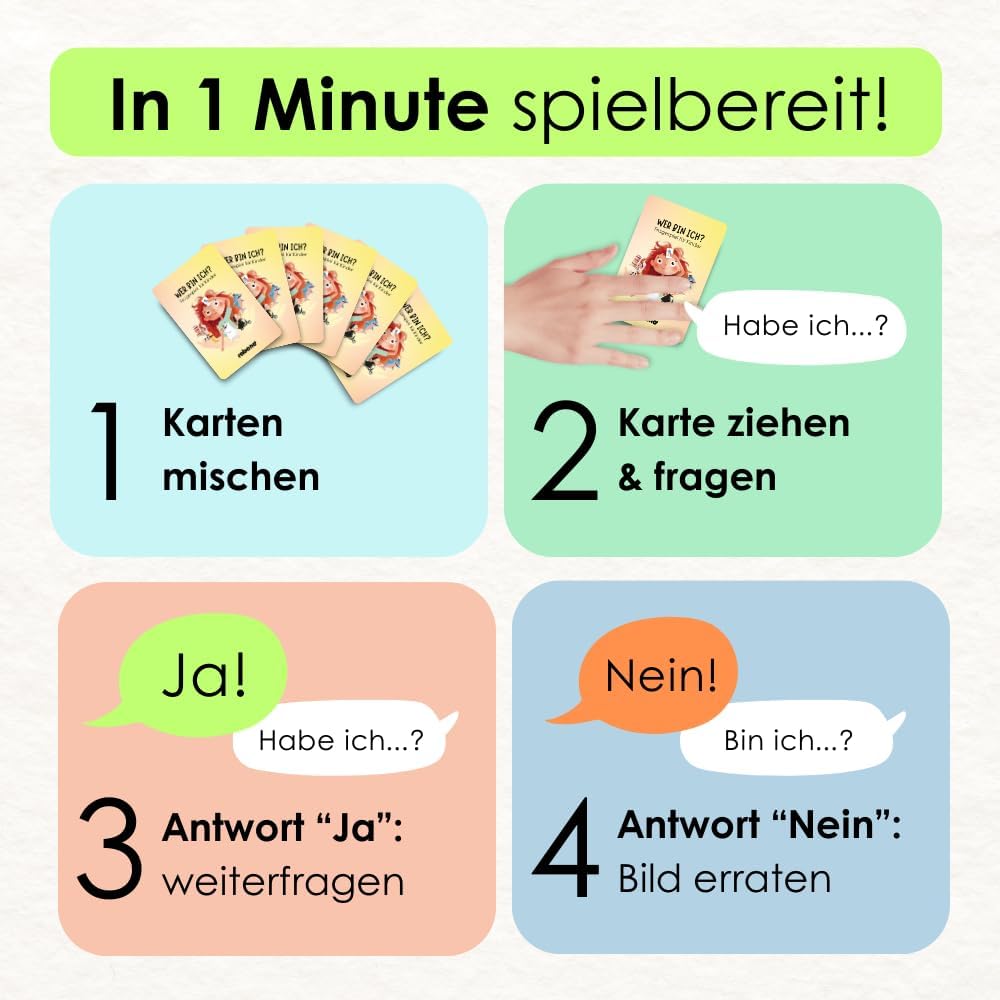 Detalle 2 de Rabano Art Wer bin ich? Lernspiel für Kinder