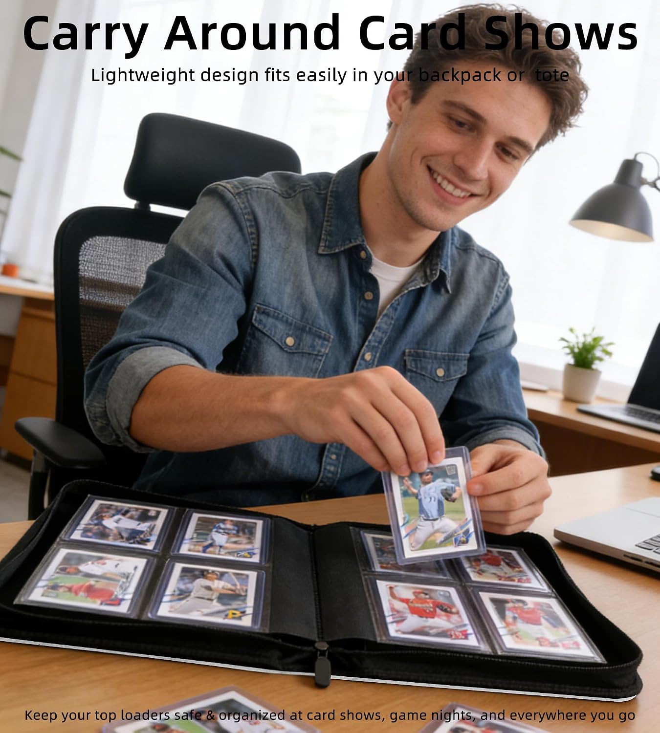 Detalle 2 de Top Loader Binder, 128-Card Capacity