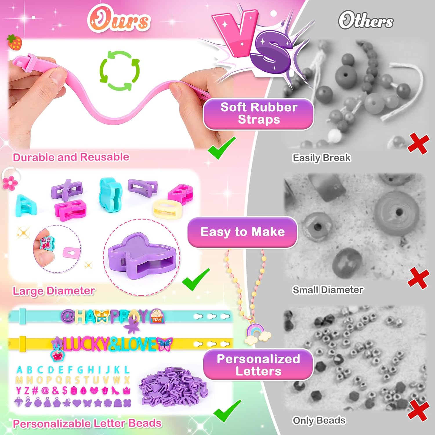 Detalle 2 de Friendship Bracelet Making Kit for Girls