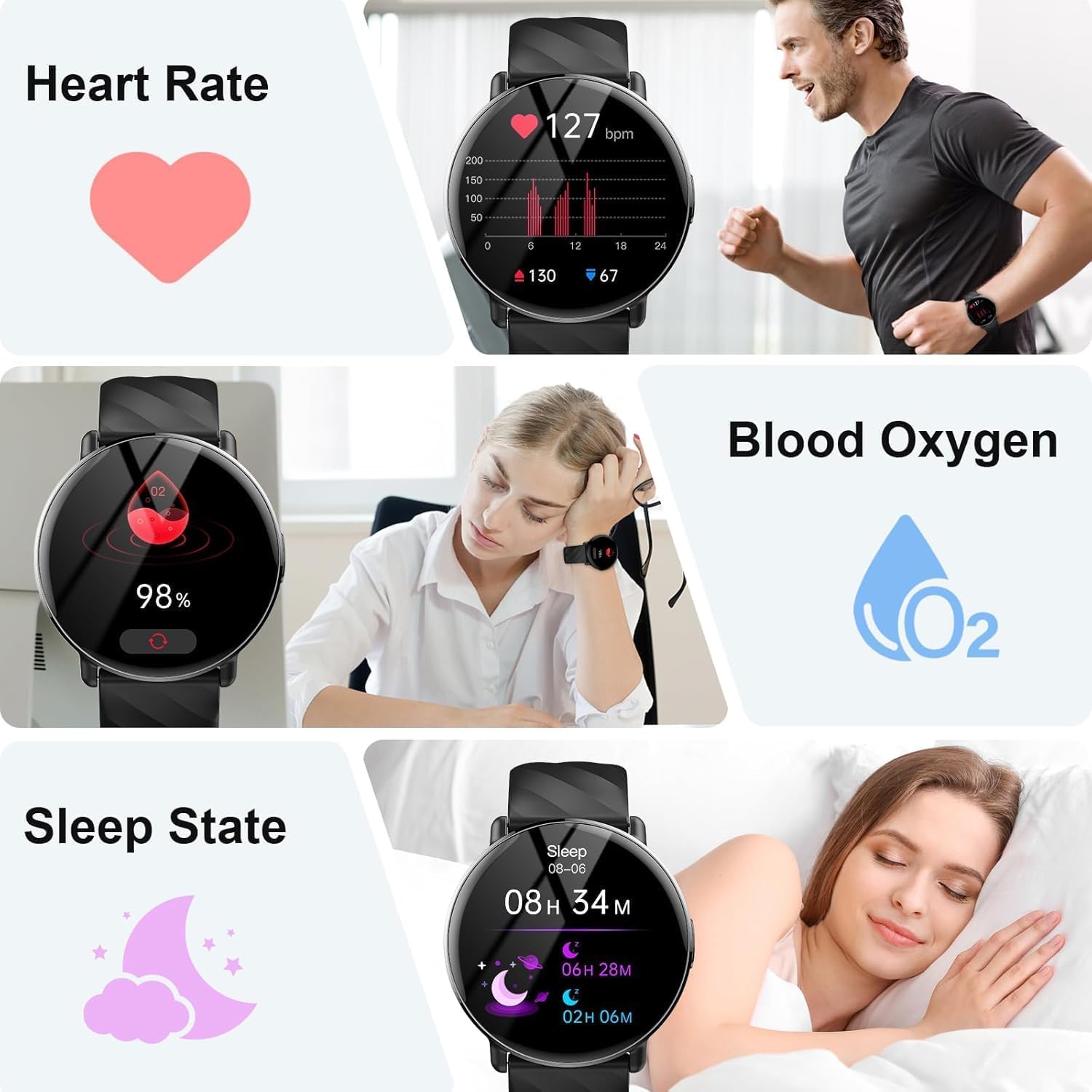 Thumbnail 2 de AI Smart Watch for Men & Women with 1.39" HD Display and ChatGPT on Your Wrist