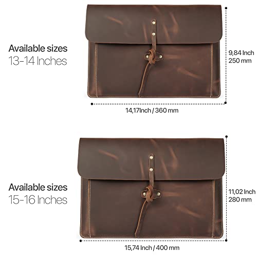 Thumbnail 1 de Londo Funda de cuero genuino para MacBook Pro 16" 💻