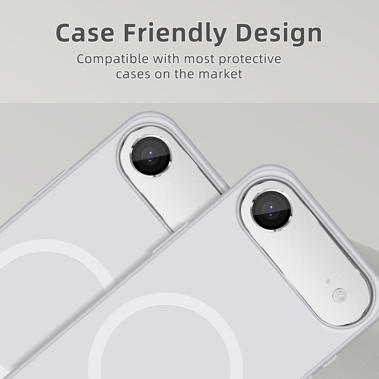 Thumbnail 5 de SumRioo Kameraschutz für iPhone Air (17 Air) – Panzer-Glasfolie mit 9H Härte und Aluminiumlegierung, silberfarben