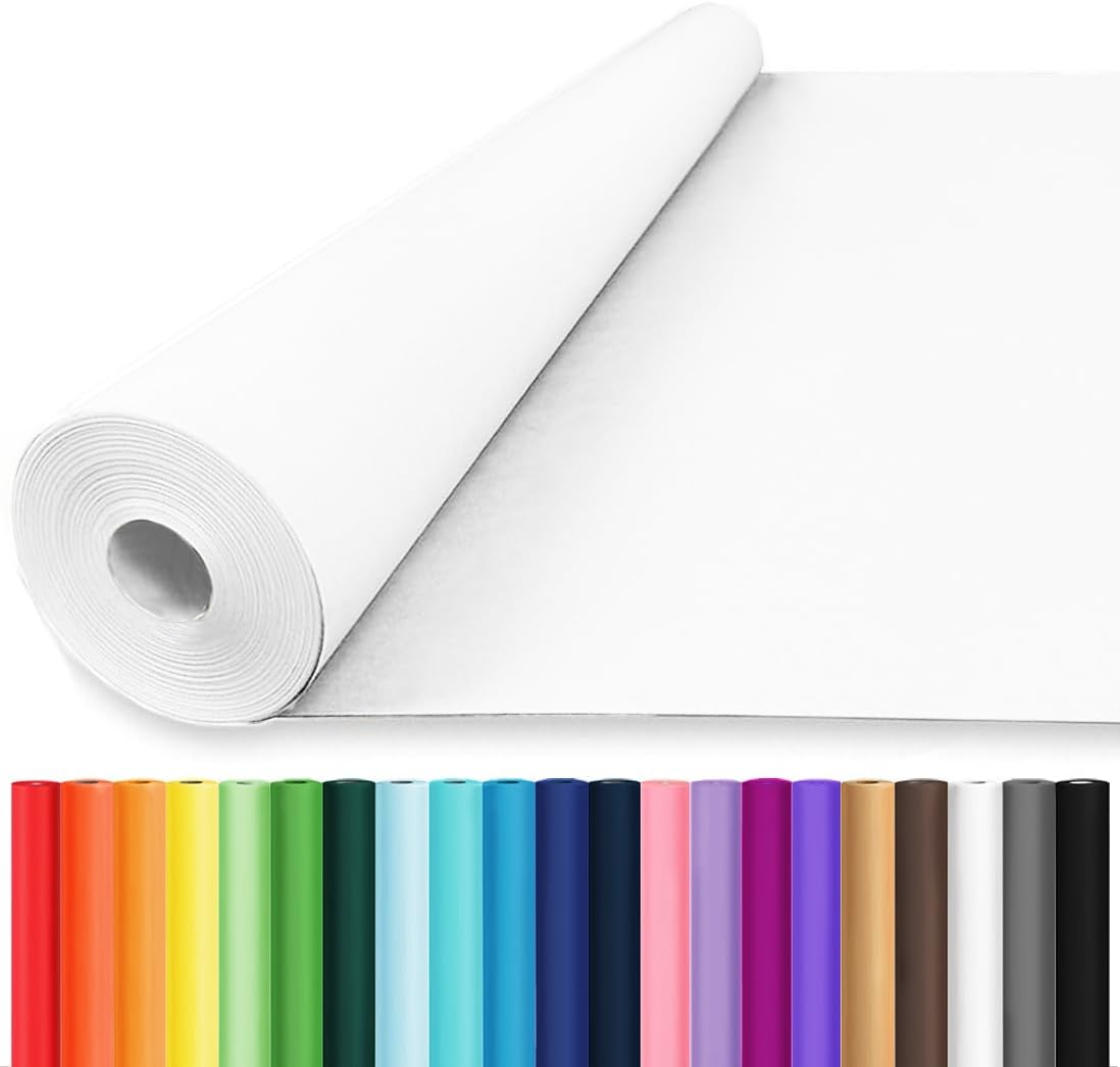 Detalle de Vanhench White Wrapping Paper Roll, 36 x 2400 Inches, Uncoated