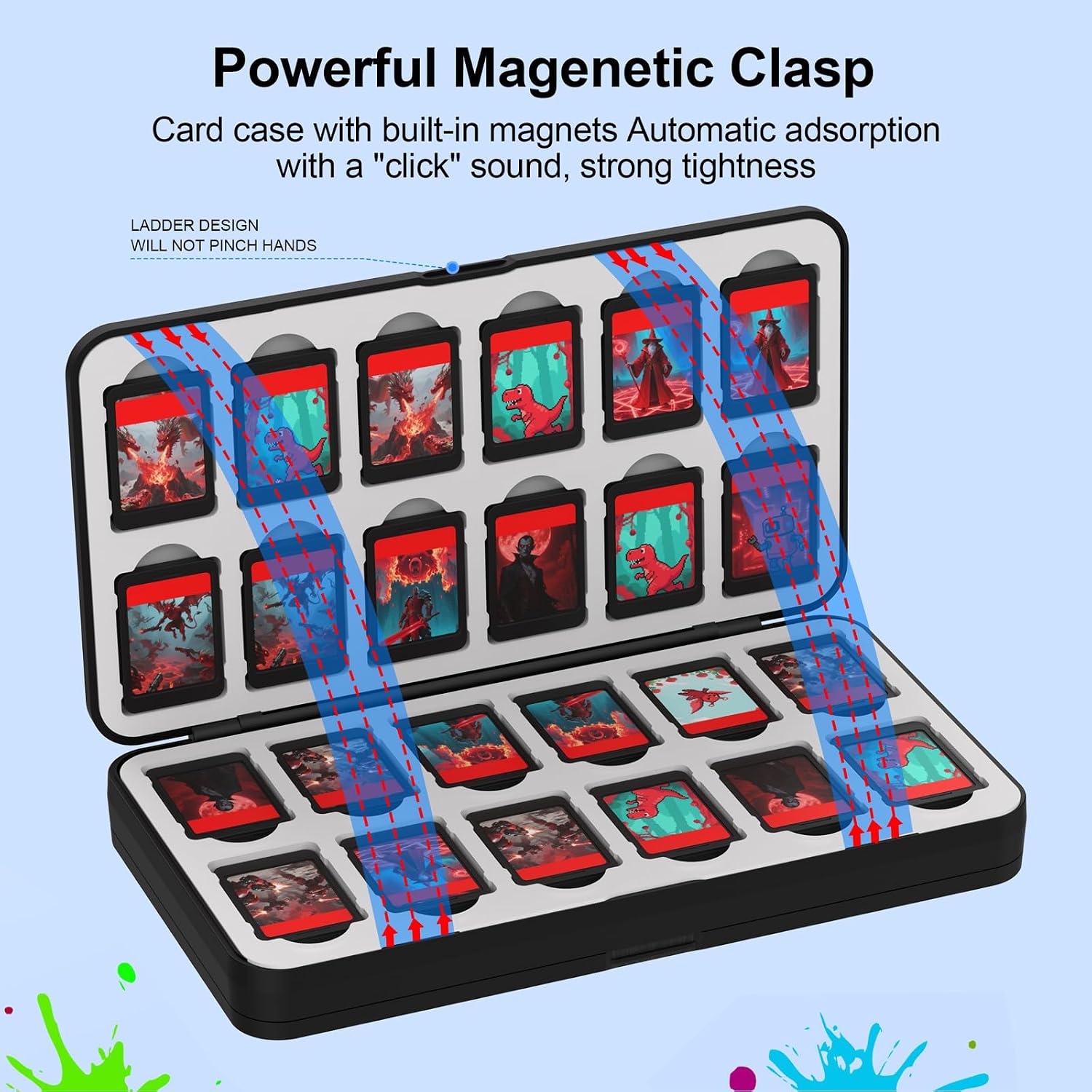Thumbnail 3 de QuoLumPIA 48-Card Game Case for Nintendo Switch Family