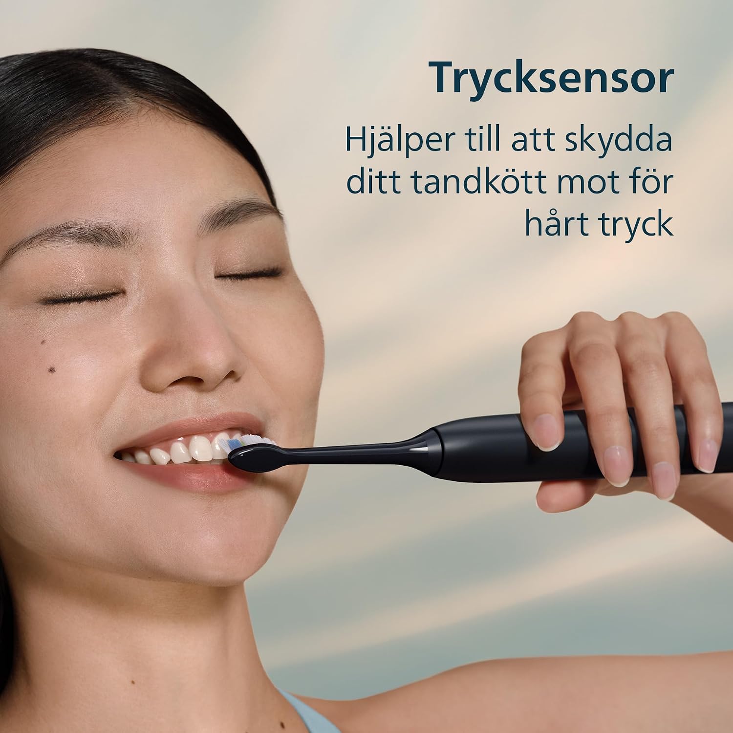 Detalle 1 de Philips Sonicare 5300 HX7101/04 sonisk eltandborste med tryckvarning