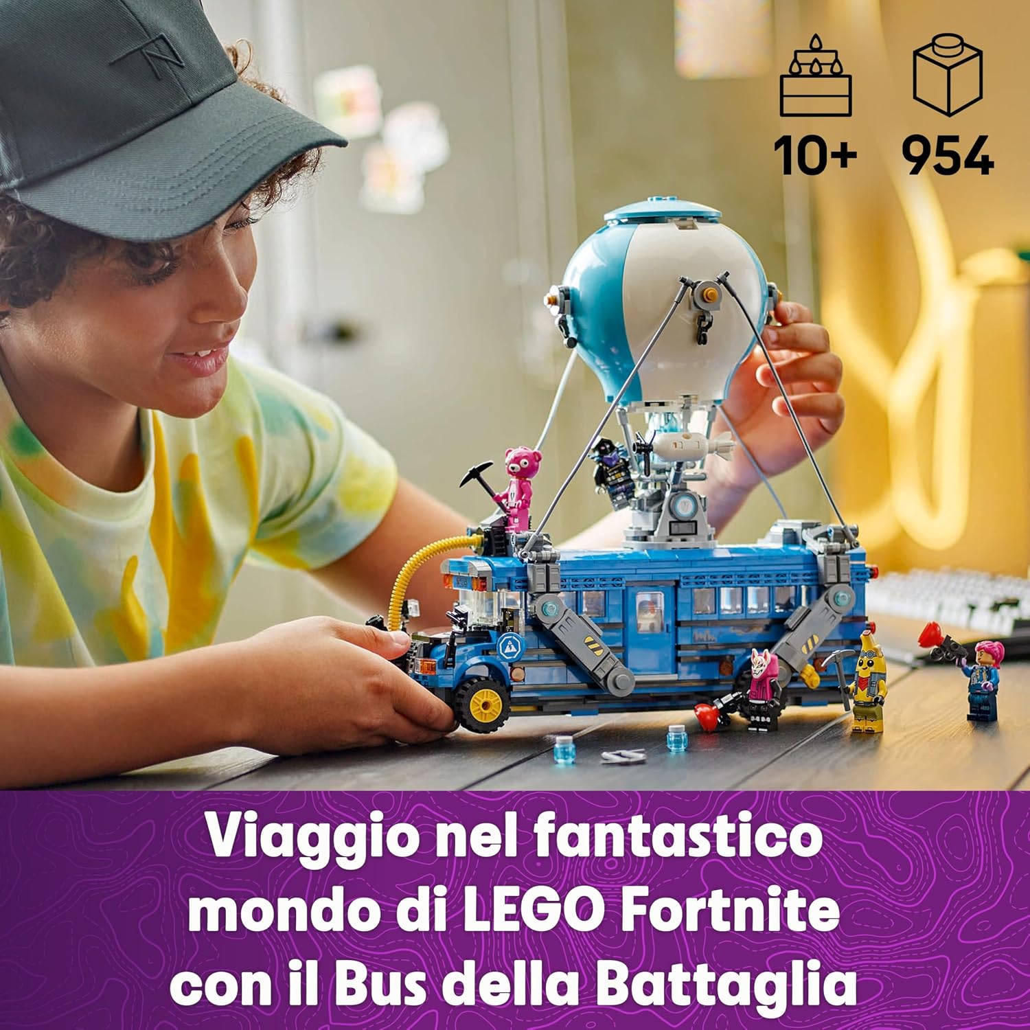 Detalle 2 de LEGO Fortnite Bus della Battaglia 77073