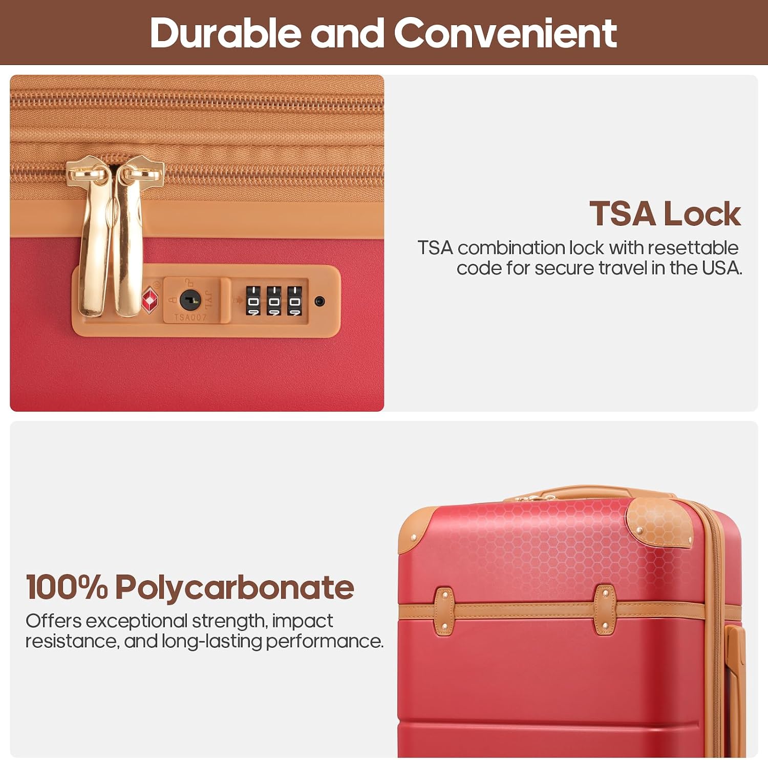 Detalle de 20-Inch Carry-On Luggage Set