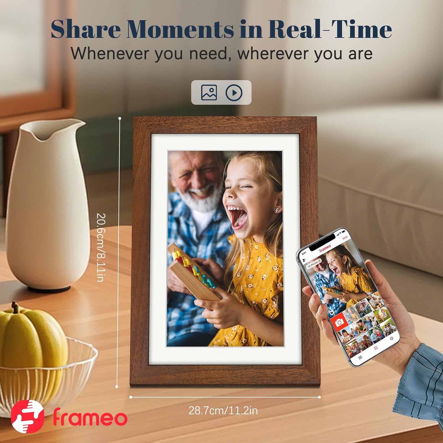 Thumbnail 3 de Frameo Digital Photo Frame 10.1 Inch