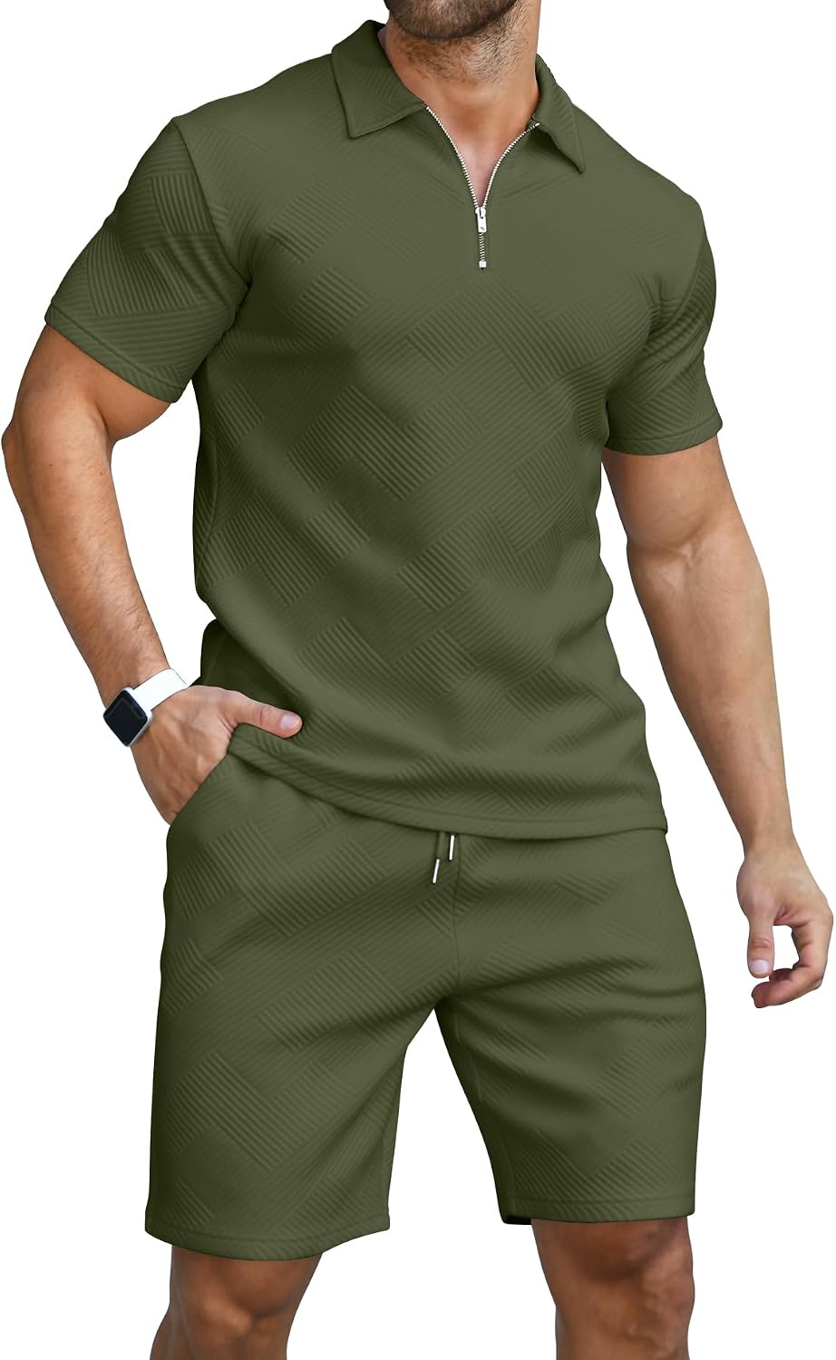Thumbnail 6 de KUYIGO Men's Polo Tracksuit M-3XL