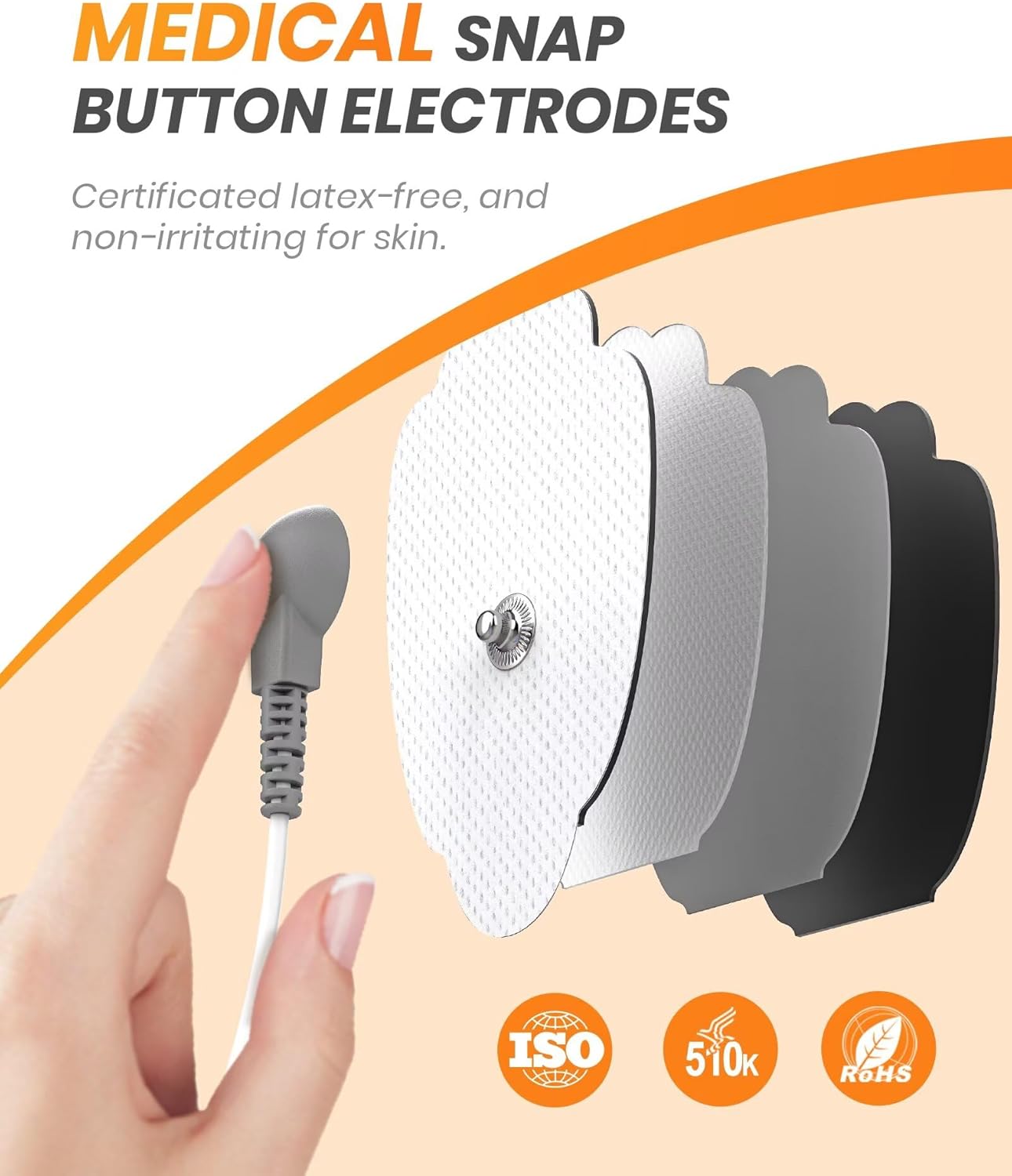 Thumbnail 4 de AVCOO 30 Modes TENS EMS Unit: Compact Dual-Channel Pain Relief with 12 Pads