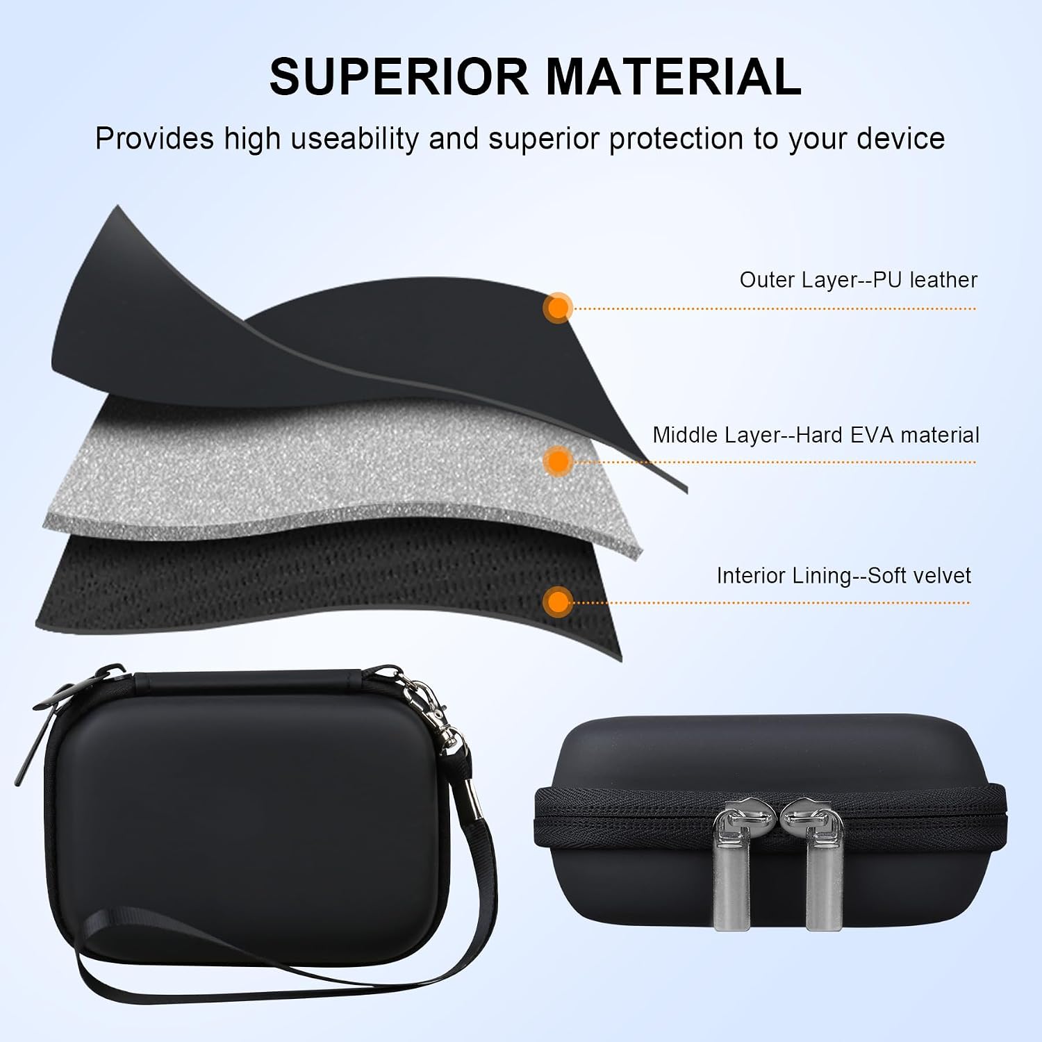 Thumbnail 4 de Elonbo Camera Carrying Case for Kodak PIXPRO FZ55 16MP