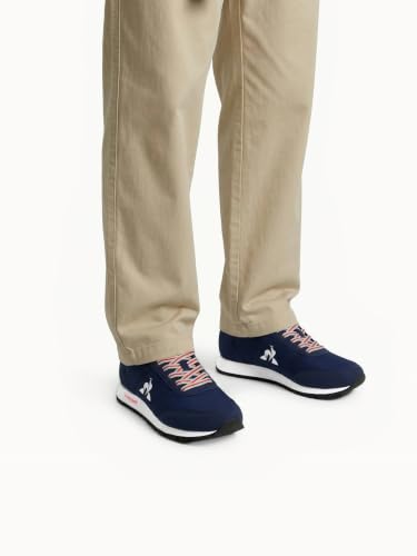 Thumbnail 1 de Le Coq Sportif RACERONE – Sneaker Mixte Rétro en Nylon et Suède, Bleu (Taille 42)