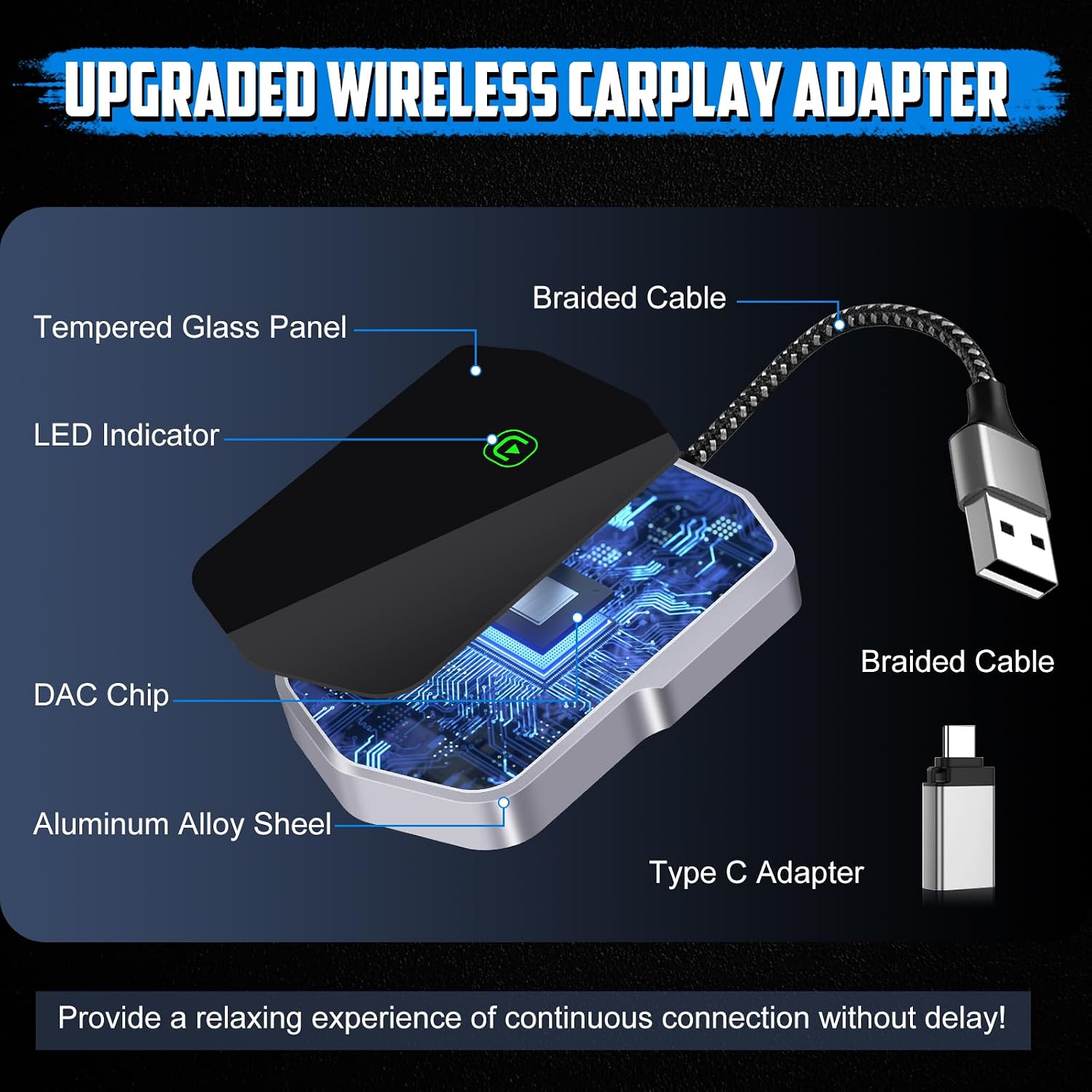 Thumbnail 5 de Afurkuot wireless CarPlay adapter for iOS 10+