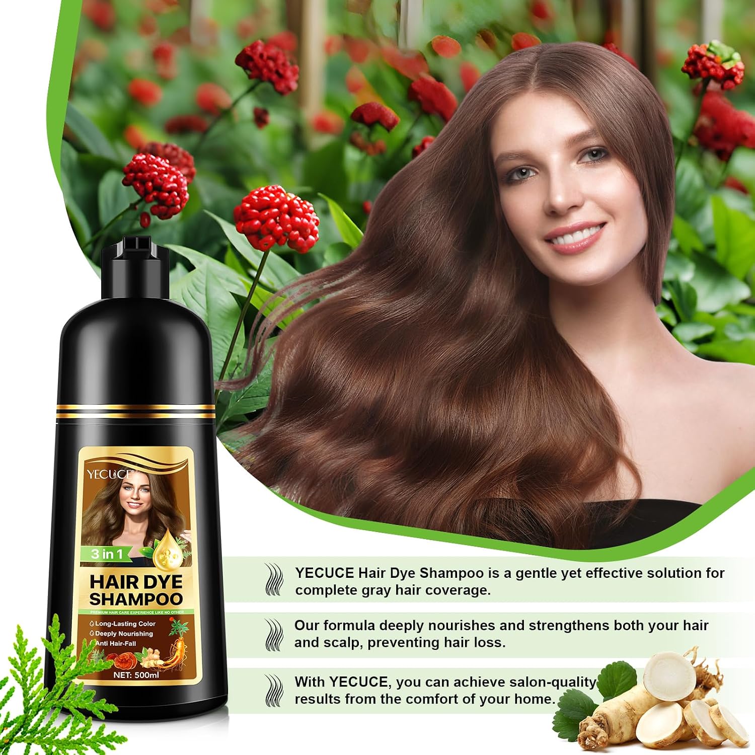 Detalle 2 de WeiWeiLa Haarfärbeshampoo 500 ml 💇♀