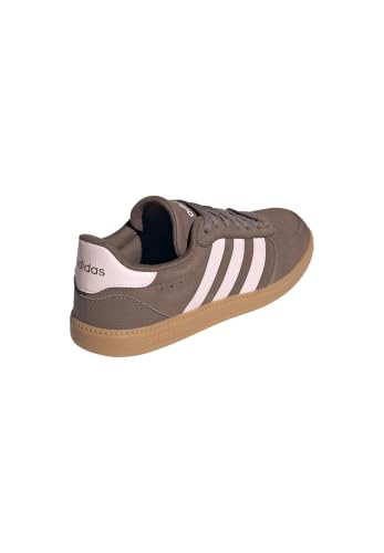 Detalle de adidas Donna Breaknet Sleek Shoes – Earth Strata/Clear Pink/Gum, 38 EU