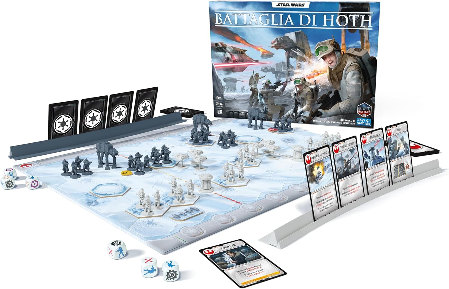 Detalle de Asmodee Star Wars: Battaglia di Hoth – Gioco da tavolo per 2-4 giocatori, edizione in italiano