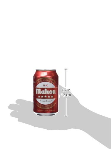 Thumbnail 6 de Mahou 5 Estrellas – Pack de 12 latas de 33 cl, Cerveza Lager Dorada
