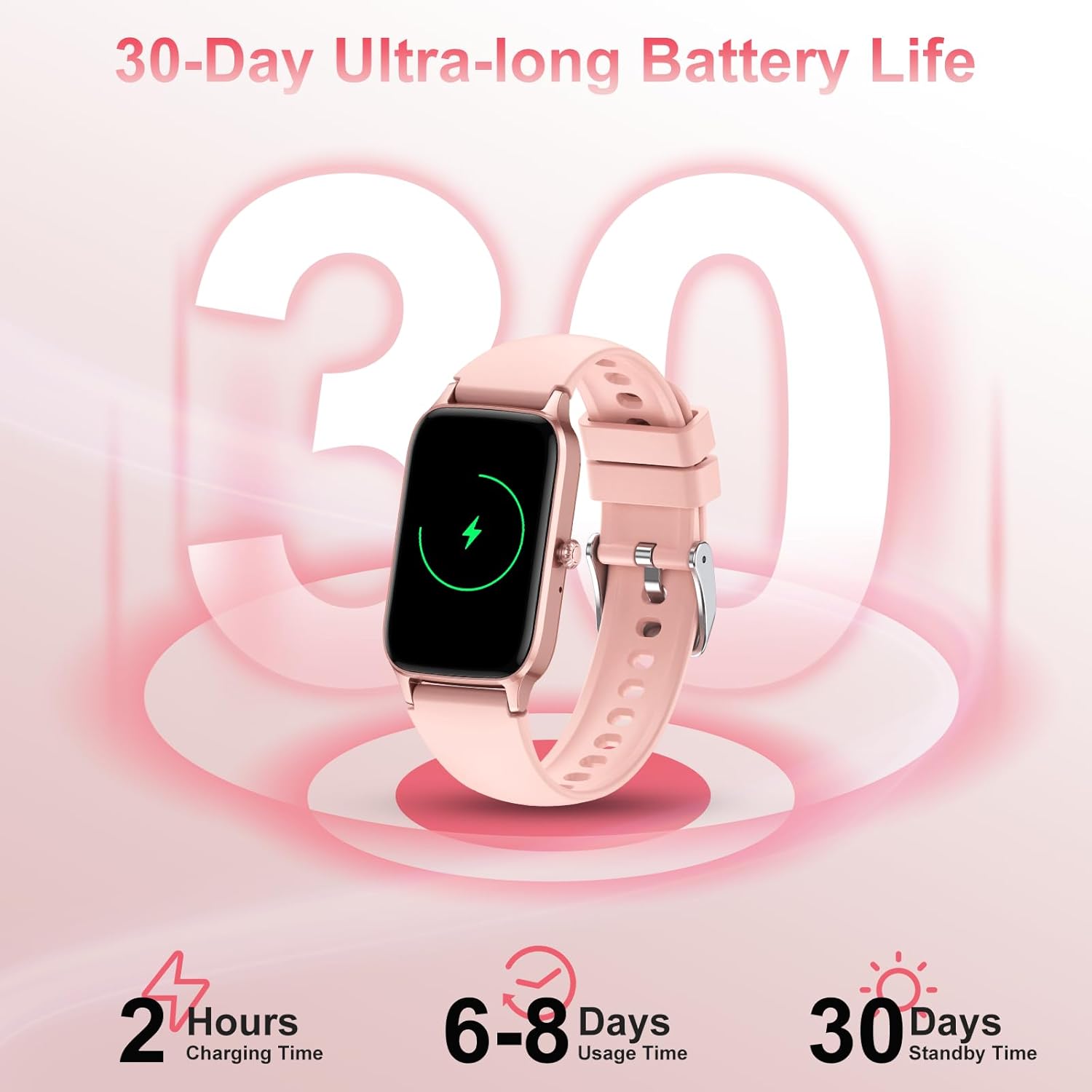 Thumbnail 6 de Dyurwa Smart Watch for Women: 1.57" HD Display, 110+ Sport Modes & Calls