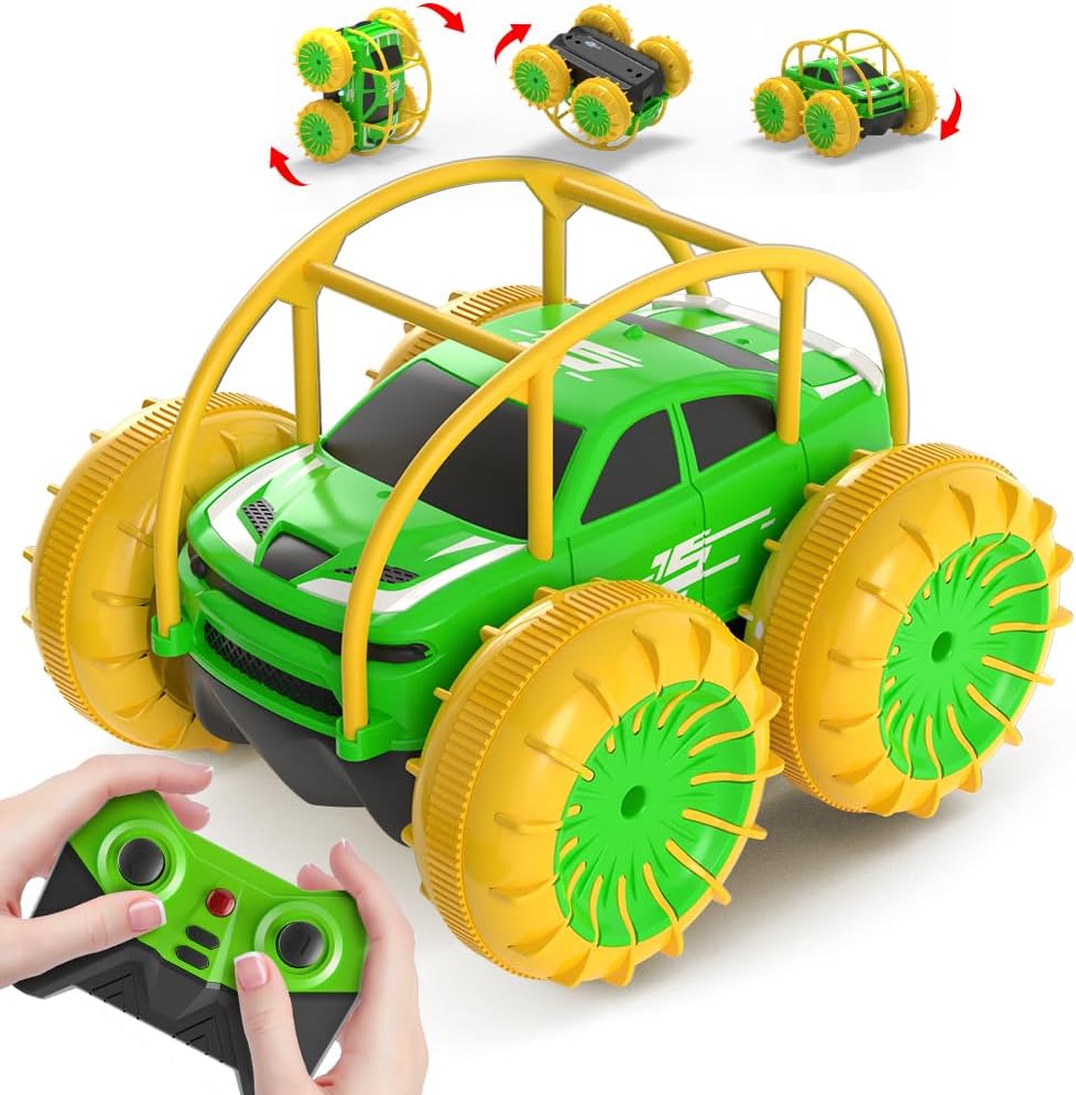 Detalle de MaxTronic Direktladung RC-Monstertruck mit 360°-Stunts, wasserfestem 4WD & 2,4-GHz-Fernsteuerung (ab 3 Jahren)