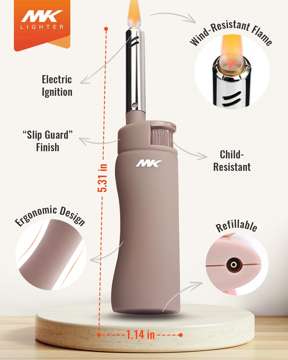 Detalle 2 de MK Candle Lighter 4-Pack