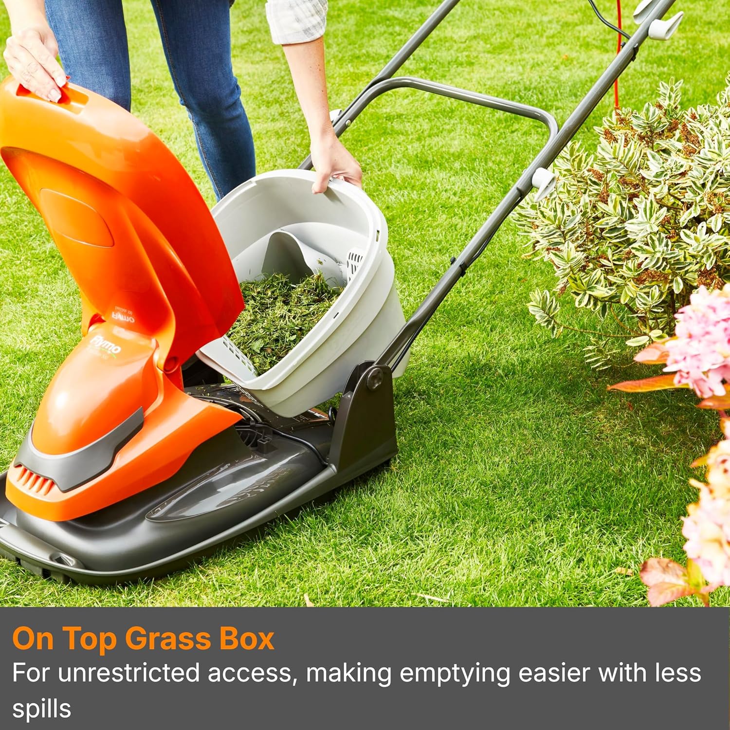 Thumbnail 4 de Flymo EasiGlide 300 Hover Collect Lawn Mower (1700W/1900W, 30cm cut, 20L grass box)