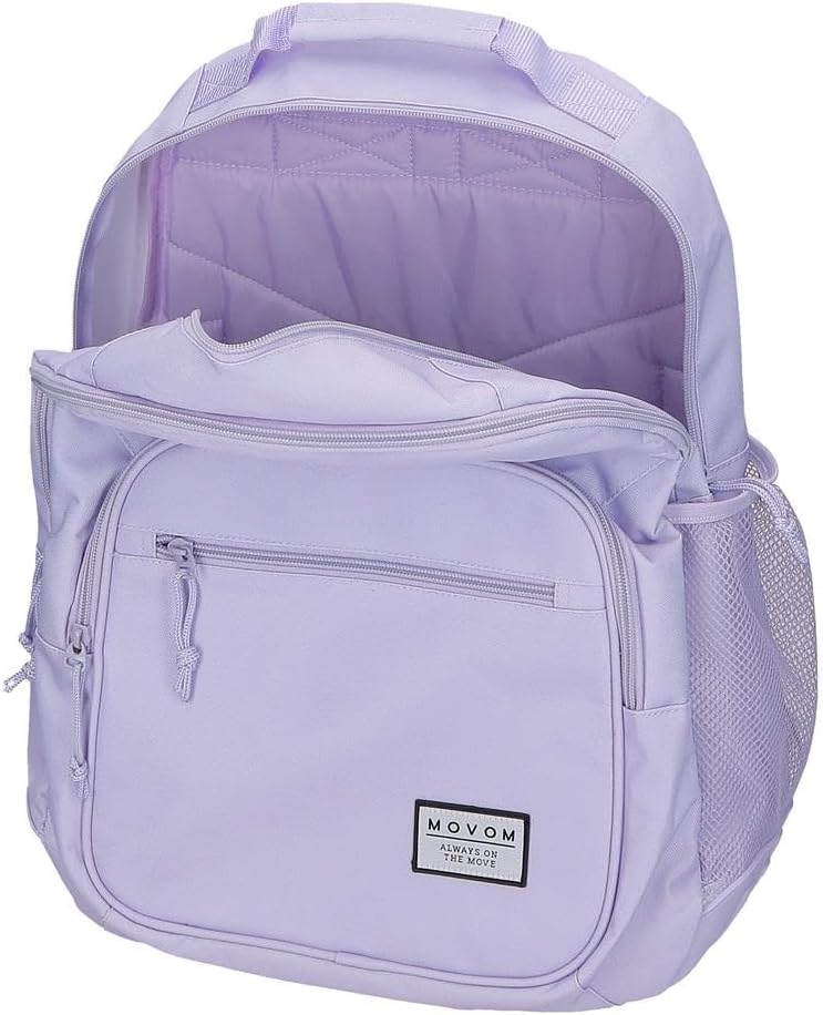 Detalle de Movom Always On The Move: zaino scuola con doppi scomparti, spallacci imbottiti e trolley strap