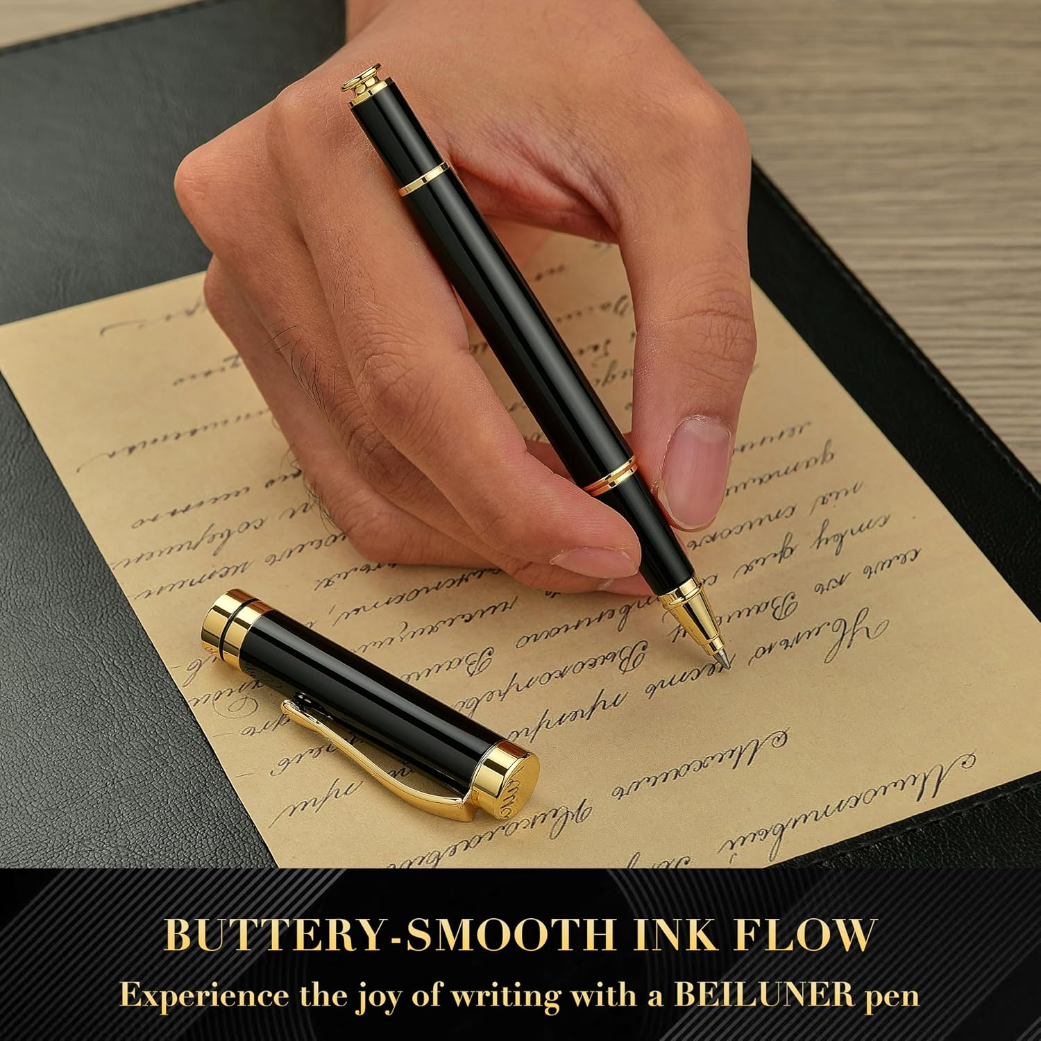 Detalle de BEILUNER Rollerball Pen Set with 0.5mm Refill