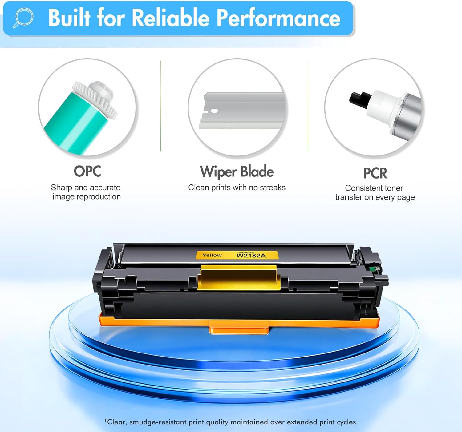 Thumbnail 6 de TRUE IMAGE 218A/218X Compatible Toner Cartridges 4-Pack (W2180A) for HP Color LaserJet Pro 3201/3301 Series
