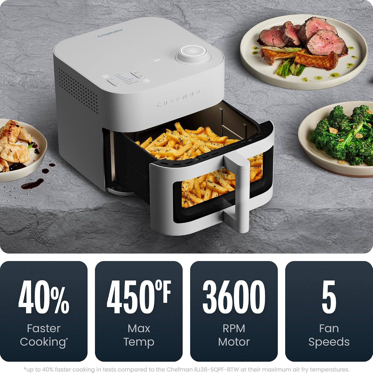 Detalle 2 de Chefman Air Fryer 8 Qt